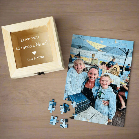 Personalized Mother's Day gifts for the mom who has everything — engraved photo frames, custom jewelry, monogrammed keepsakes