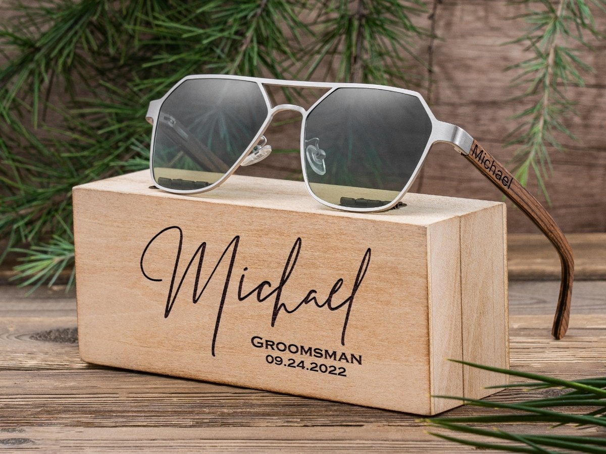 Unique Personalized The Mavericks Customized Sunglasses Gifts for Men by Groovy Guy