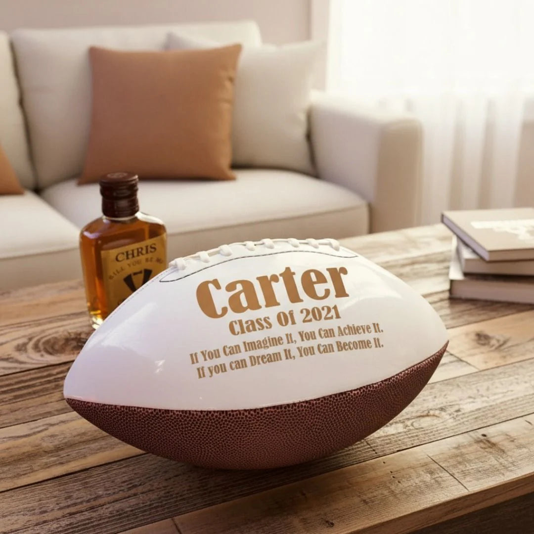 Personalized Pigskin Proposal Gift