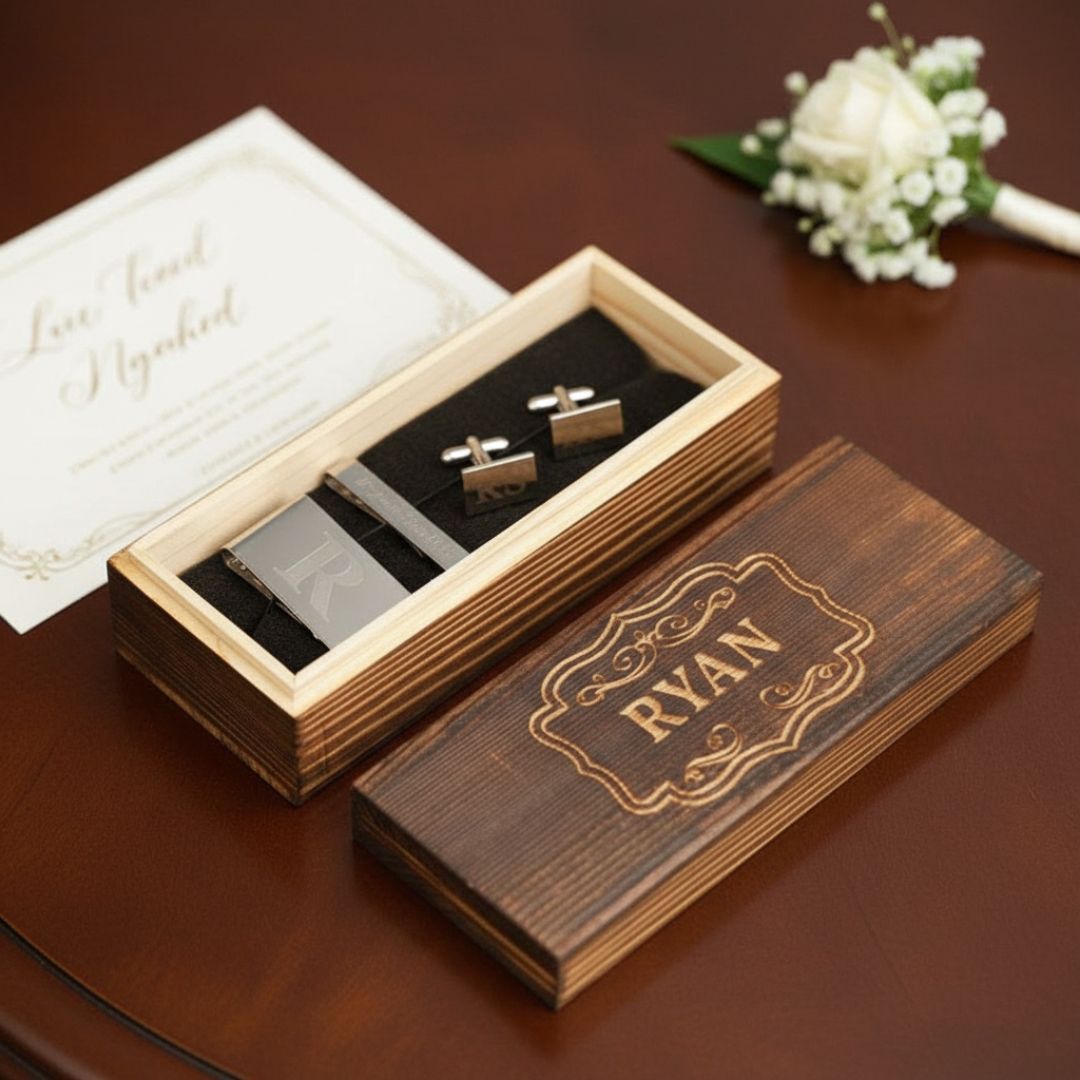Custom Groomsmen Accessory Set