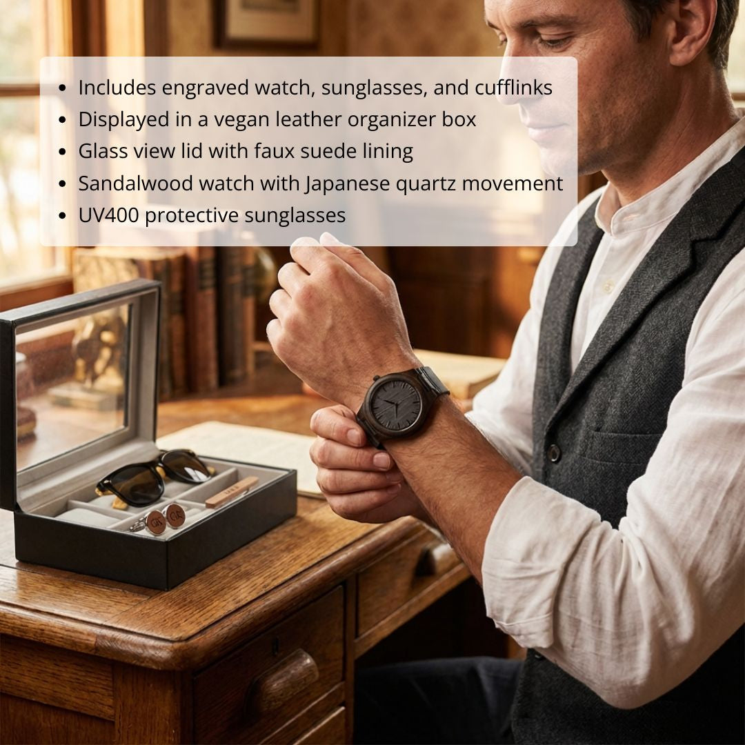 Engraved Organizer Groomsmen Gift Box