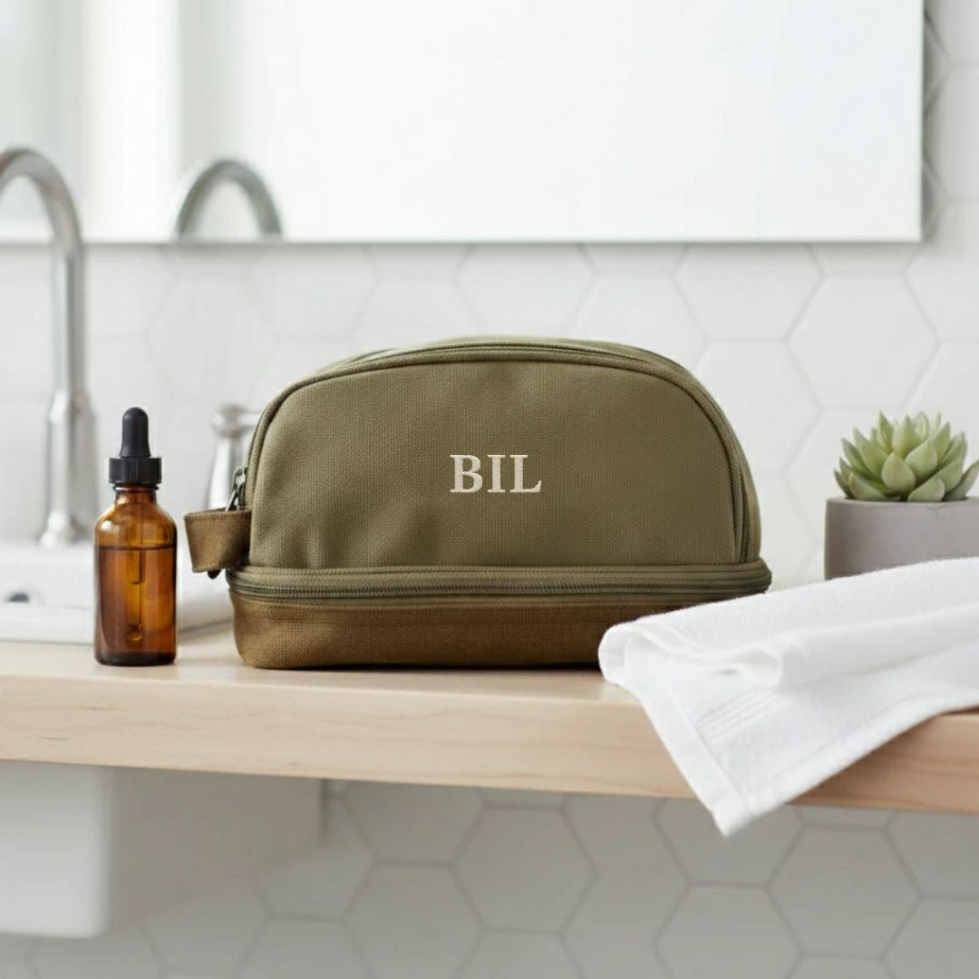 Personalized Traveler's Toiletry Bag