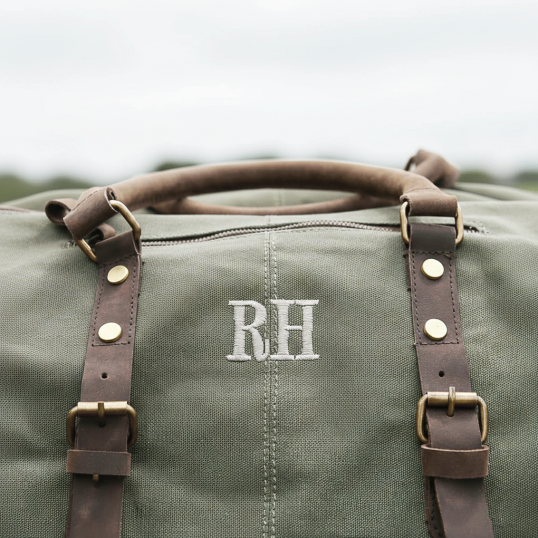 Personalized Canvas Weekender Bag