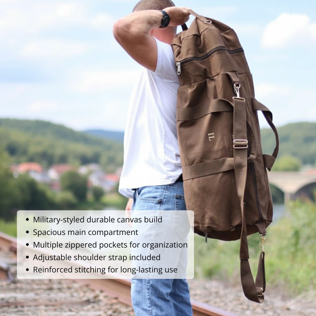 Military-styled Duffle Bag