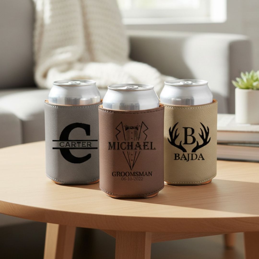 Custom Groomsmen Can Cooler