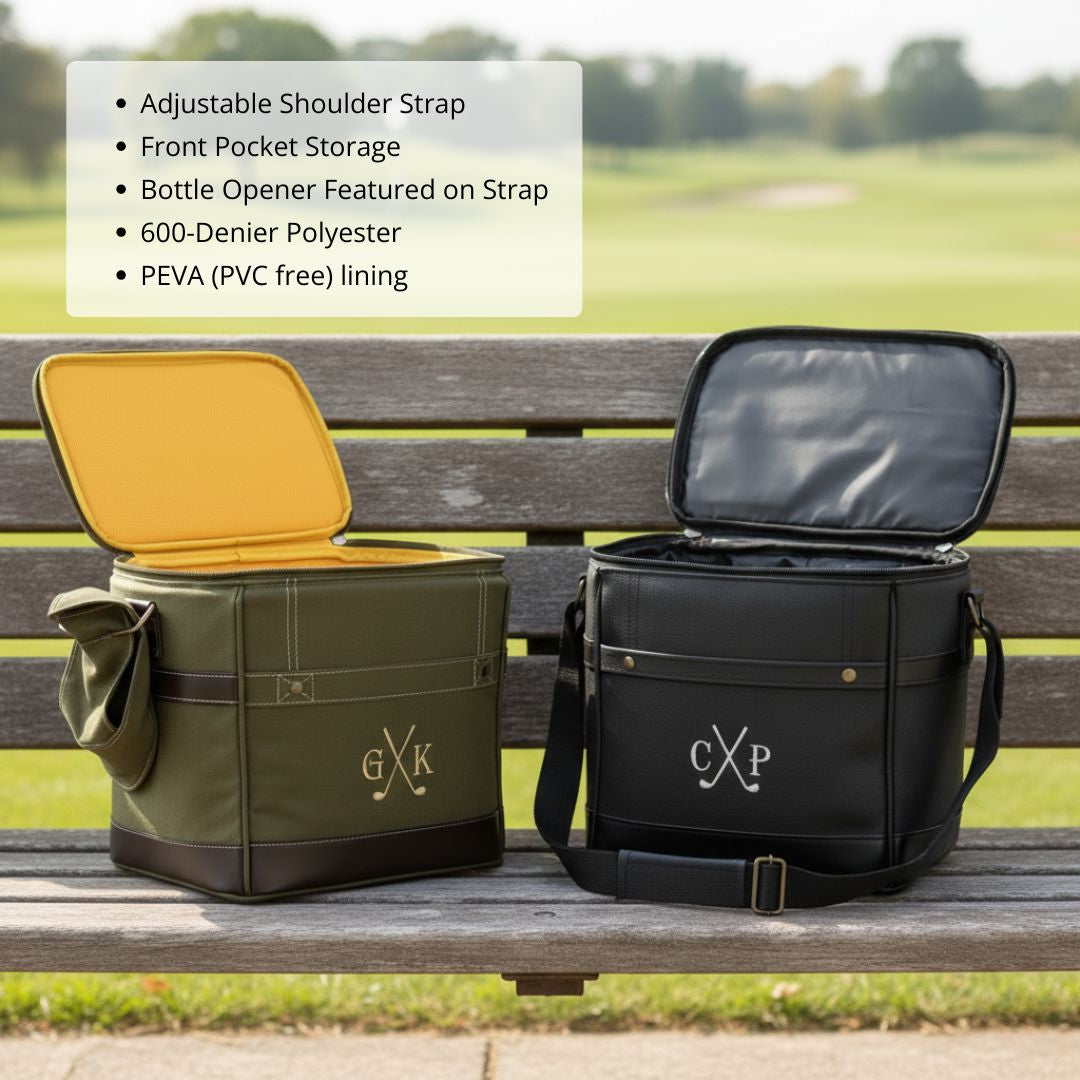 Personalized Par Tee Golf Cooler Gift Set
