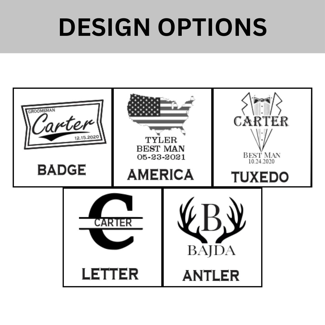 Custom Groomsmen Can Cooler