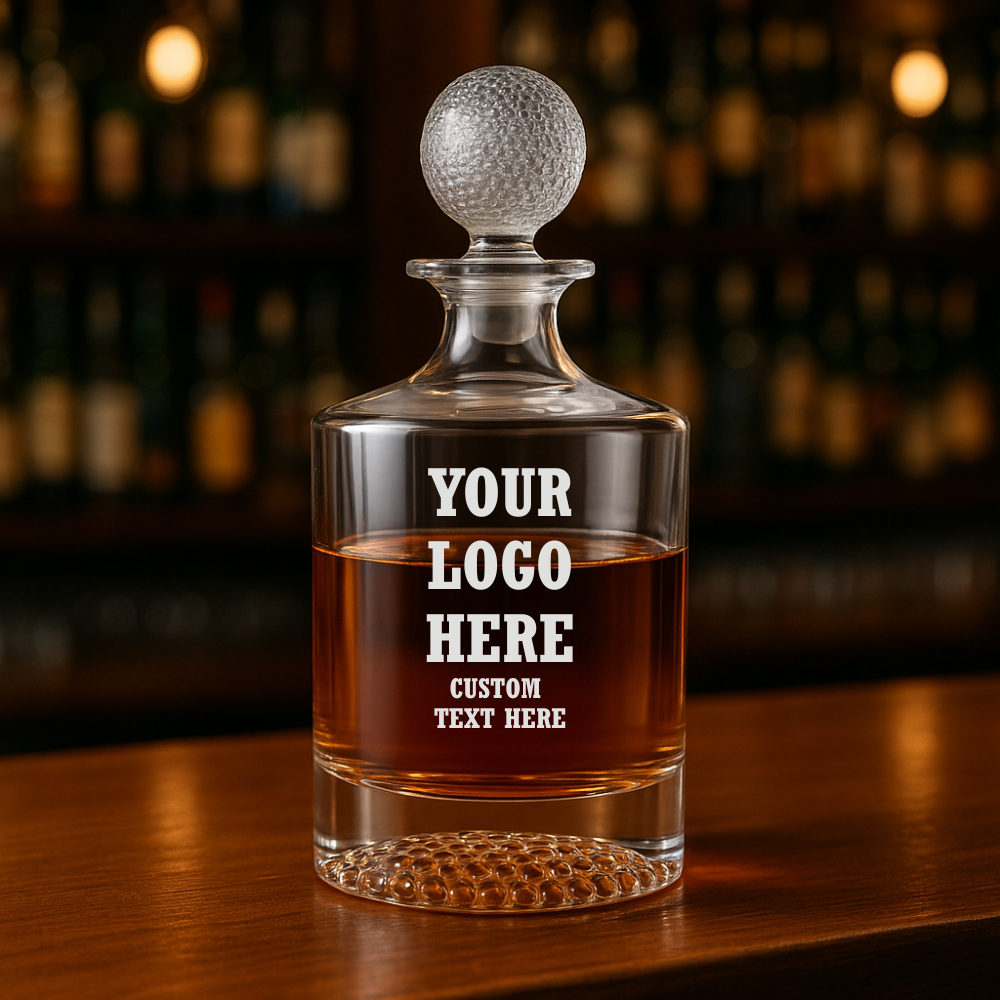 Custom Logo Golf Ball Decanter