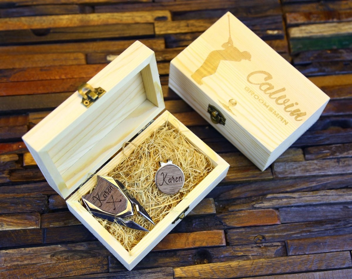 Unique Personalized Custom Golf Gift Set Customized Golf Gifts for Men by Groovy Guy