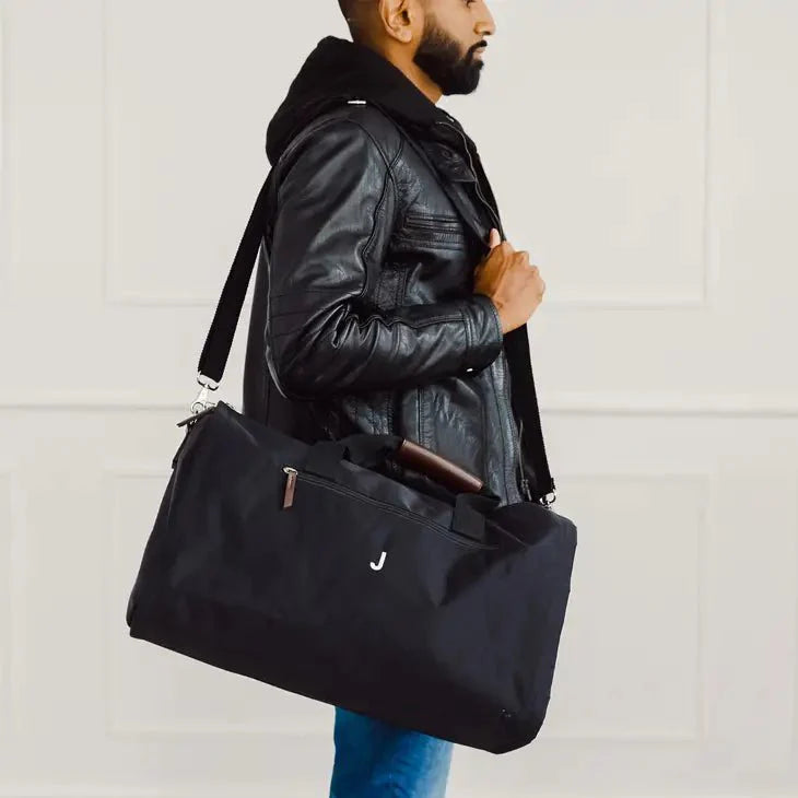 Unique Personalized Embroidered Garment Bag Customized Duffel Bags Gifts for Men by Groovy Guy