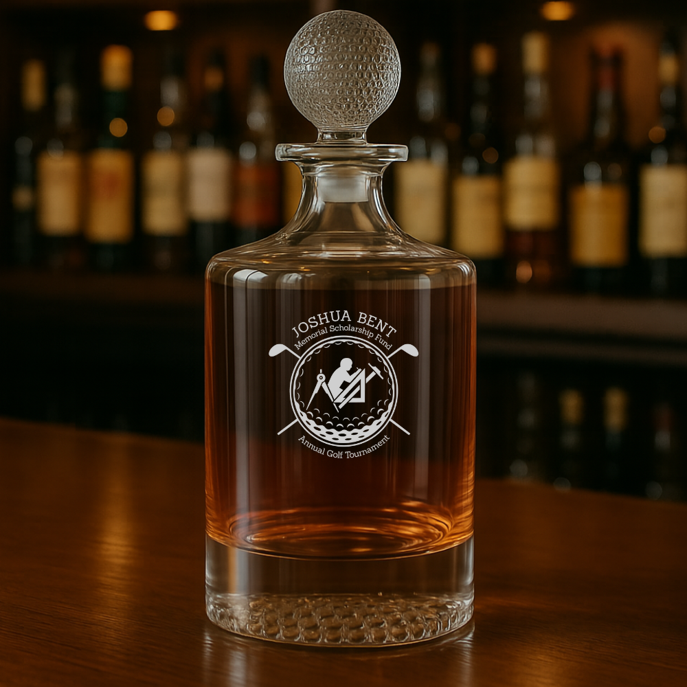 Custom Logo Golf Ball Decanter