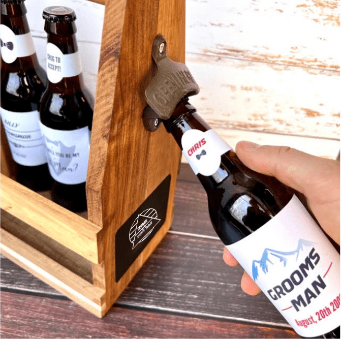 Unique Personalized The Brew Master Customized Groomsmen Gifts Gifts for Men by Groovy Guy