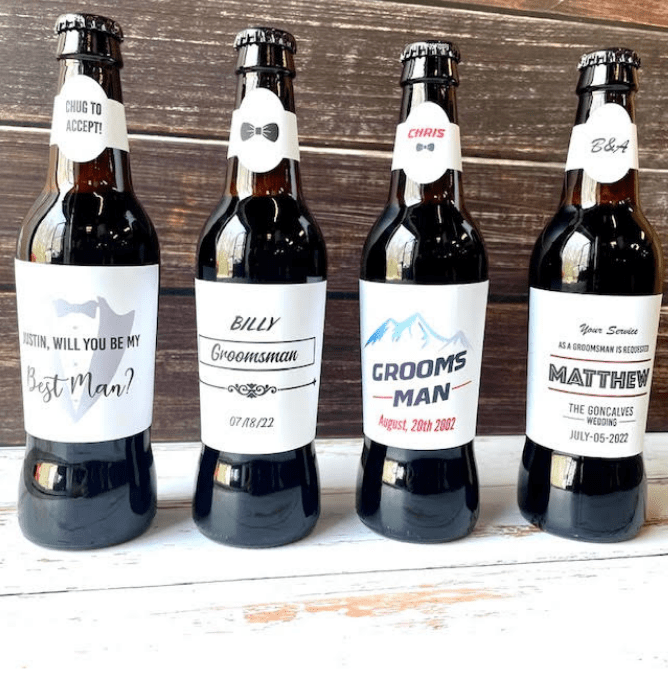 Unique Personalized The Brew Master Customized Groomsmen Gifts Gifts for Men by Groovy Guy