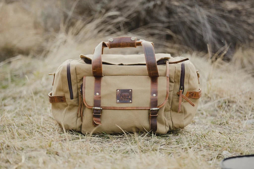 Unique Personalized 25L Overnight Canvas Duffel Customized Duffle Bag Gifts for Men by Groovy Guy