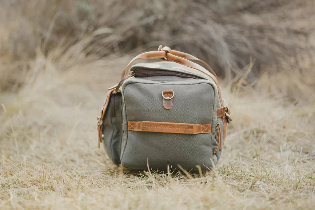 Unique Personalized 25L Overnight Canvas Duffel Customized Duffle Bag Gifts for Men by Groovy Guy