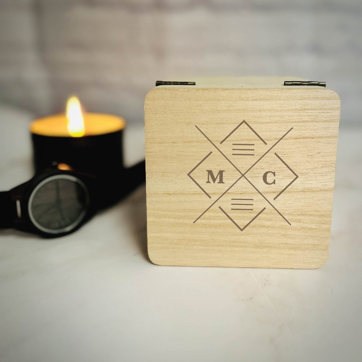 Unique Personalized Sentimental Watch And Box Customized watch Gifts for Men by Groovy Guy