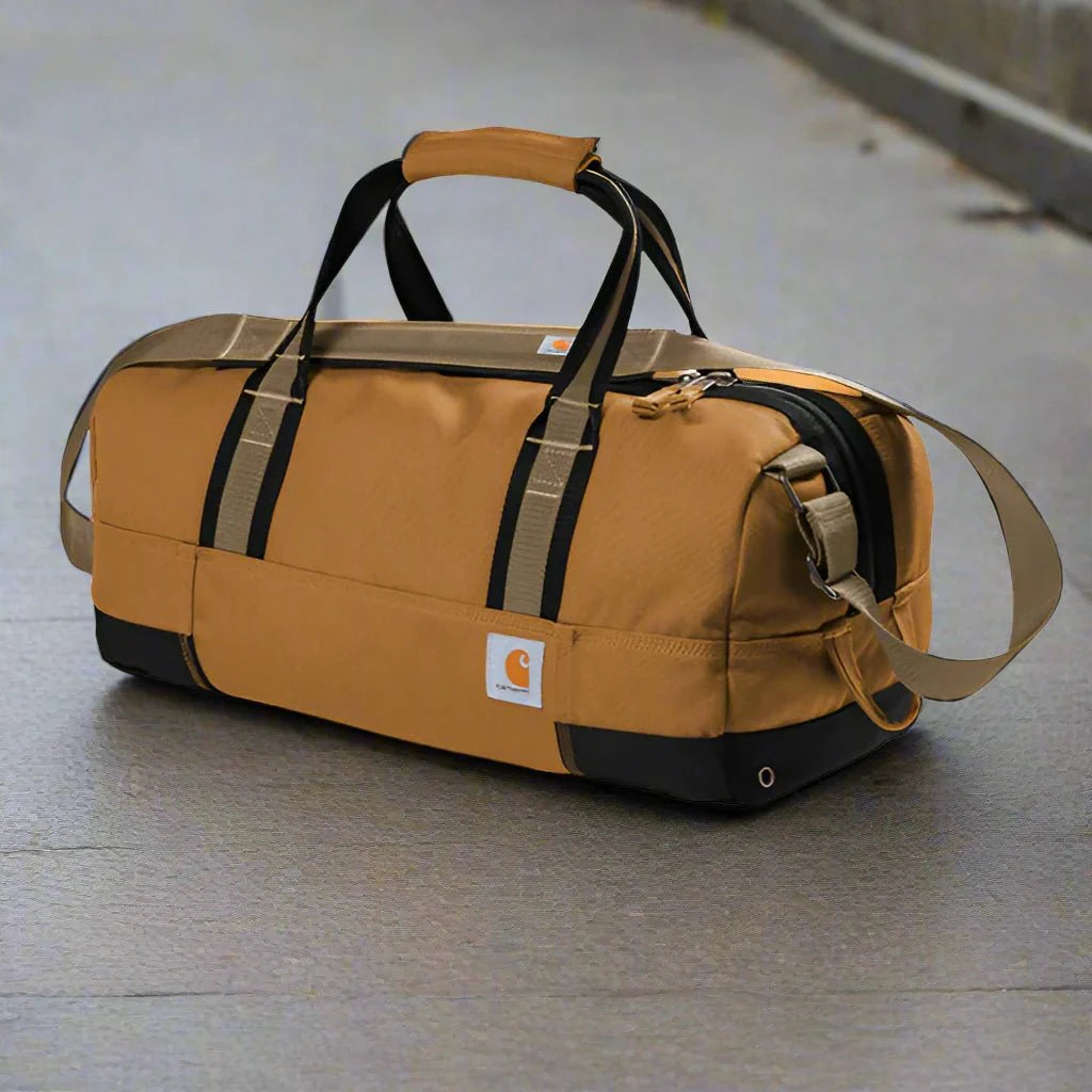 Unique Personalized Carhartt Foundry Personalized Duffel Customized Duffle Bag Gifts for Men by Groovy Guy
