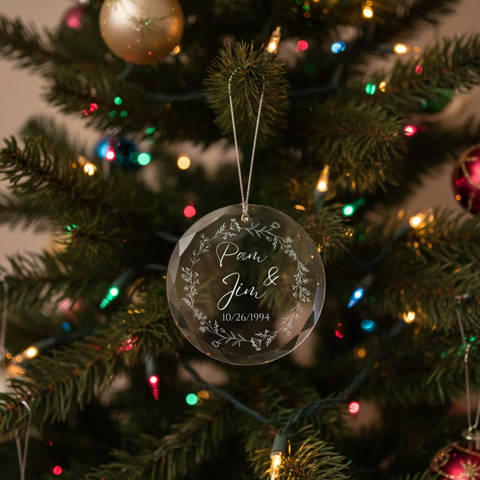 Couples Christmas Ornament