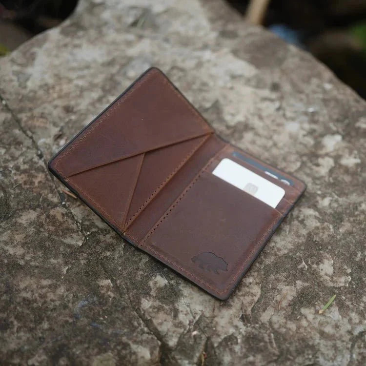 Unique Personalized Minimalist EDC wallet Customized Wallet Gifts for Men by Groovy Guy
