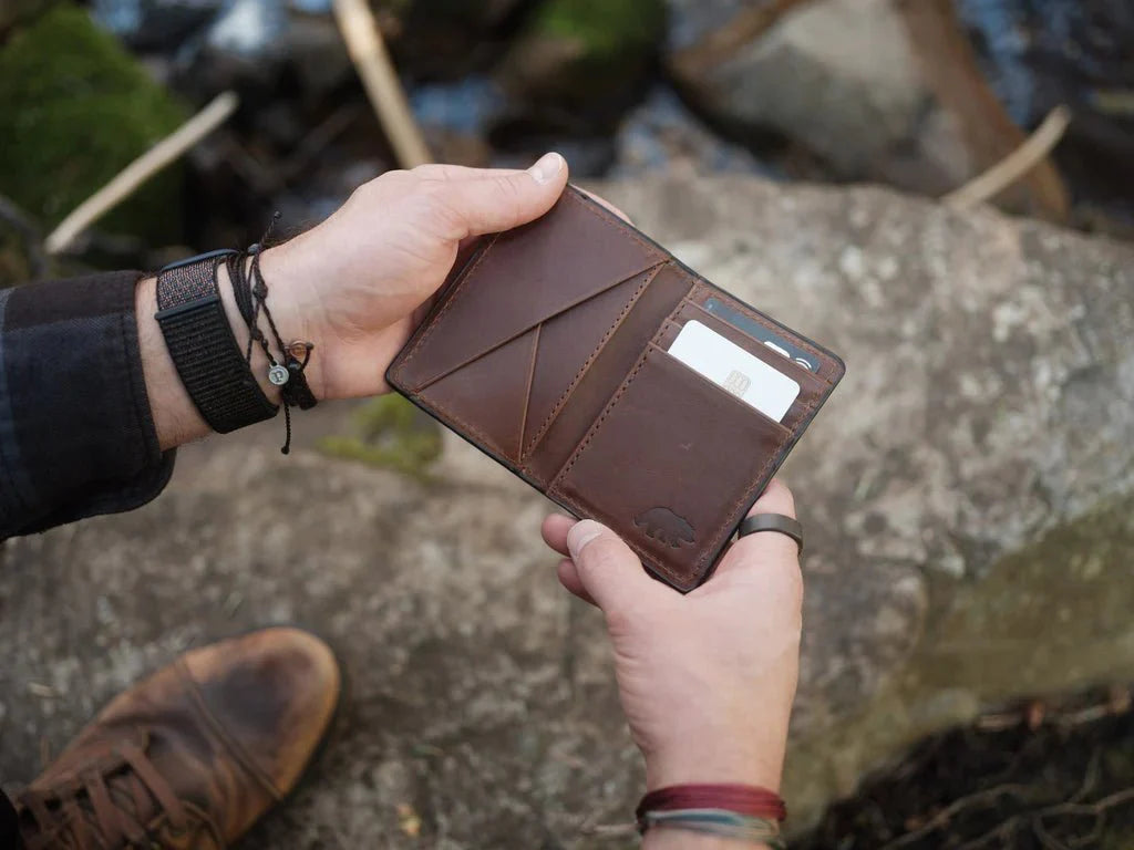 Unique Personalized Minimalist EDC wallet Customized Wallet Gifts for Men by Groovy Guy