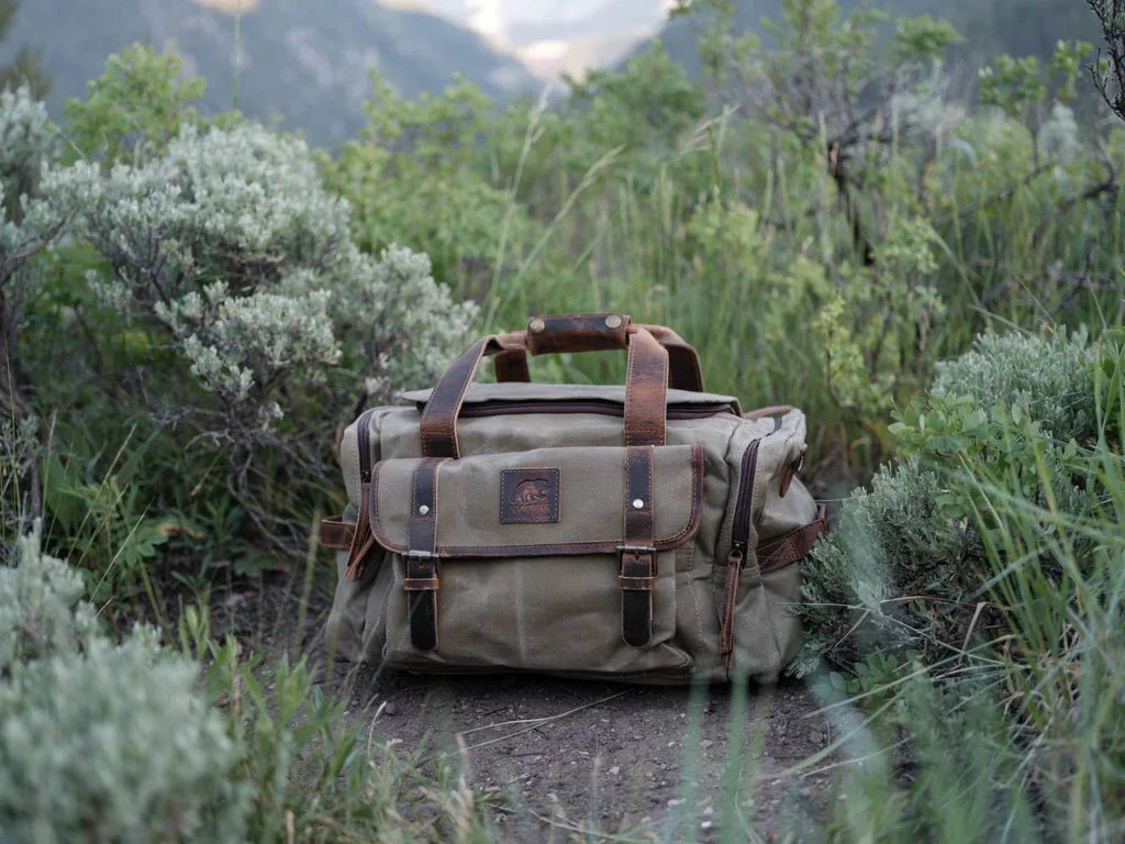 Unique Personalized 25L Overnight Canvas Duffel Customized Duffle Bag Gifts for Men by Groovy Guy