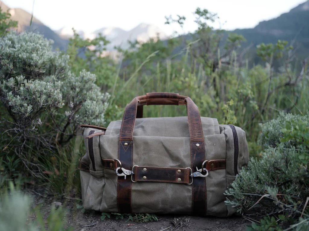 Unique Personalized 25L Overnight Canvas Duffel Customized Duffle Bag Gifts for Men by Groovy Guy