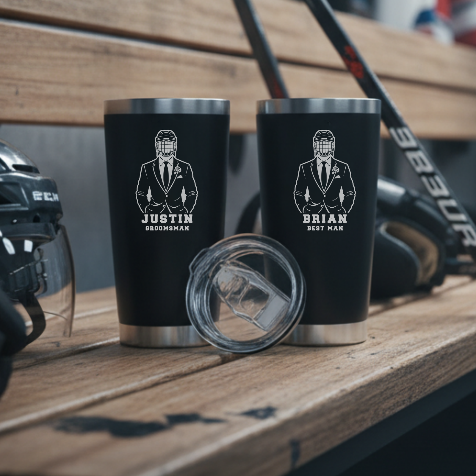 Hat Trick Groomsmen Tumbler