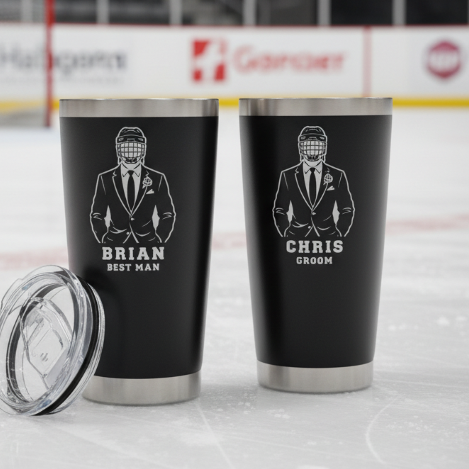 Hat Trick Groomsmen Tumbler
