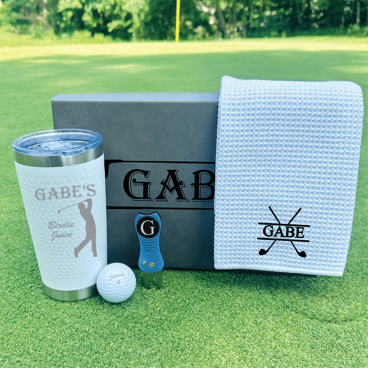Unique Personalized Personalized Golf Gift Box Set Customized Golf Gifts for Men by Groovy Guy