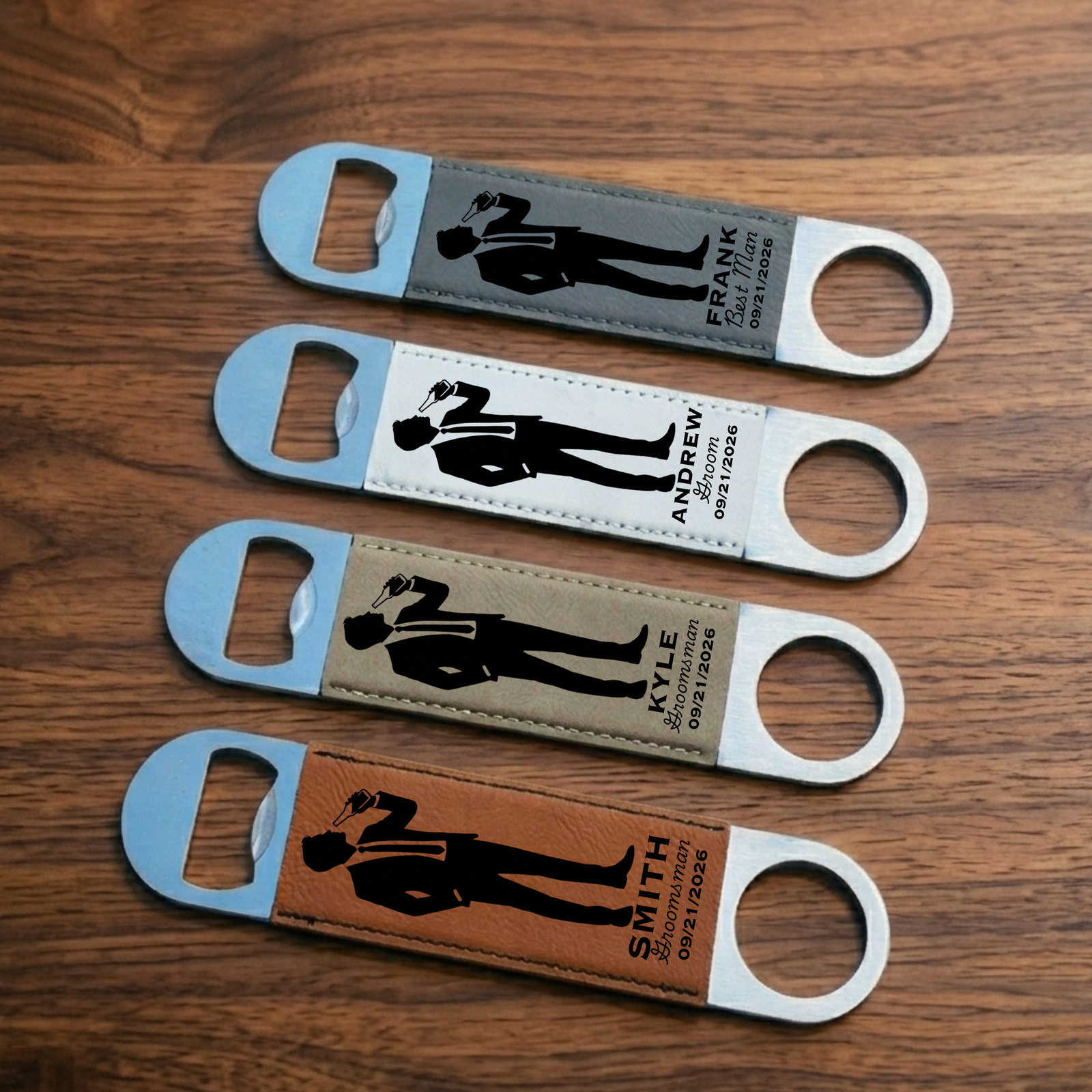 Grooms Crew Bottle Opener
