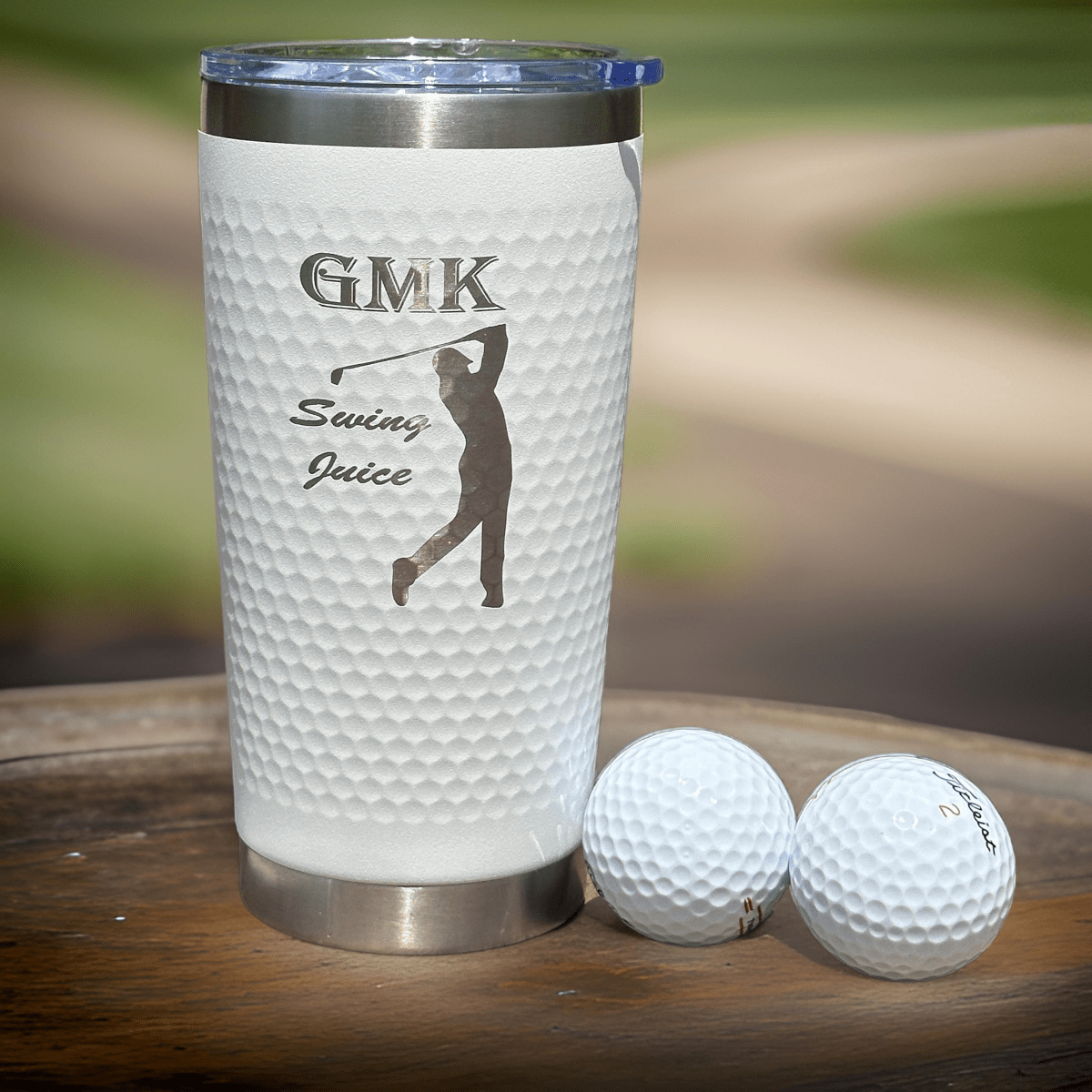 Unique Personalized Custom Golf Ball Tumbler Customized Golf Gifts for Men by Groovy Guy