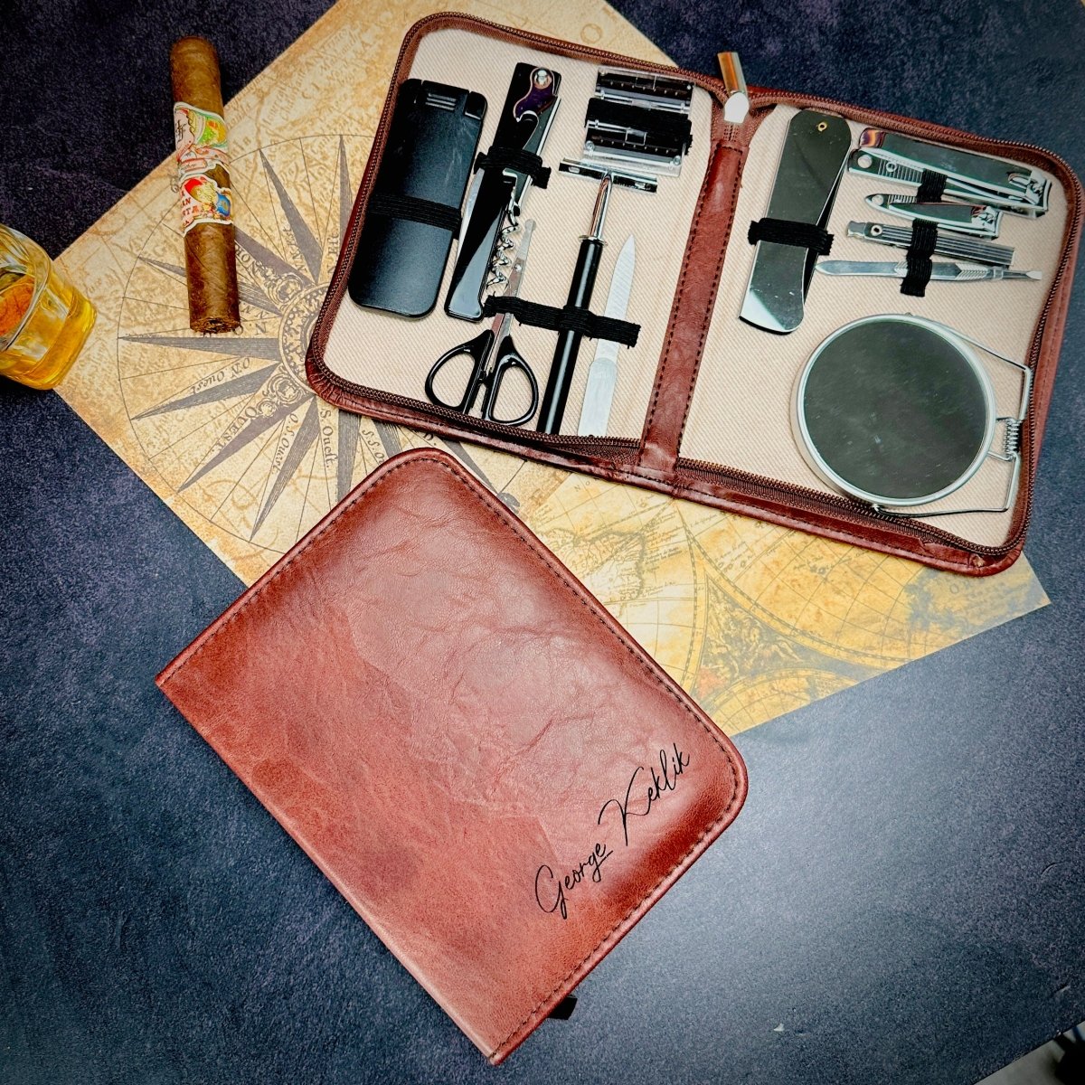Unique Personalized Personalized Grooming Kit Customized Gifts for Men by Groovy Guy