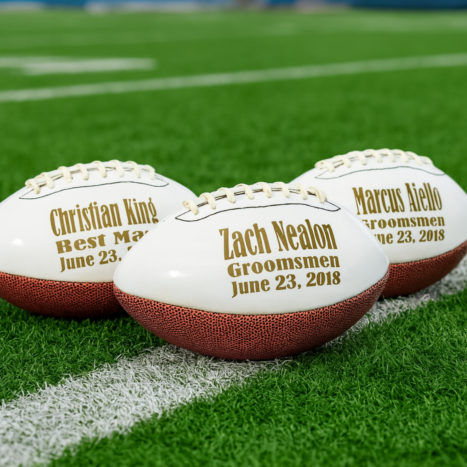 Personalized Pigskin Proposal Gift