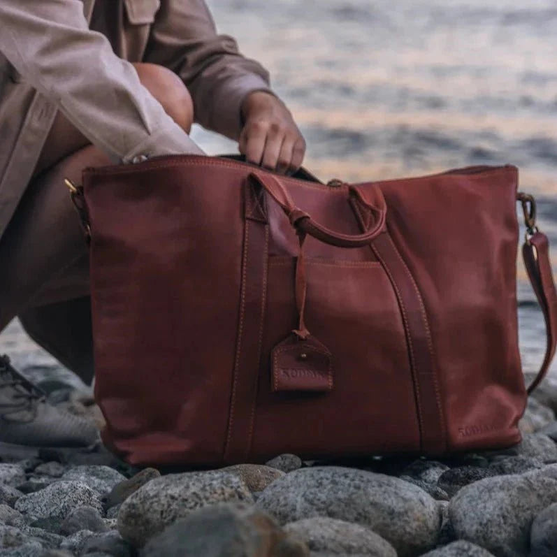 Unique Personalized Katmai Weekender Duffel Customized Duffle Bag Gifts for Men by Groovy Guy