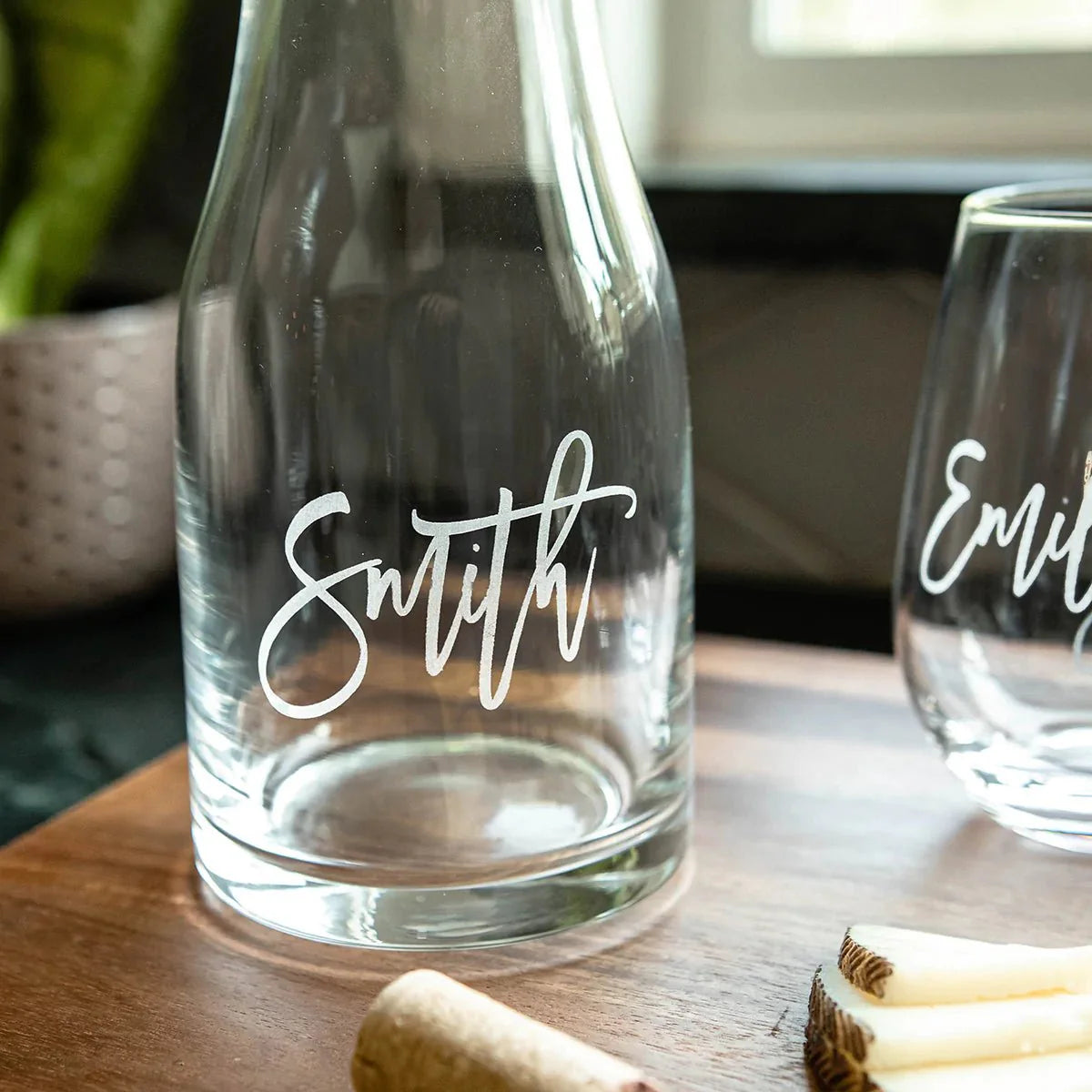 Unique Personalized Personalized Wine Decanter Set Customized wine Gifts for Men by Groovy Guy
