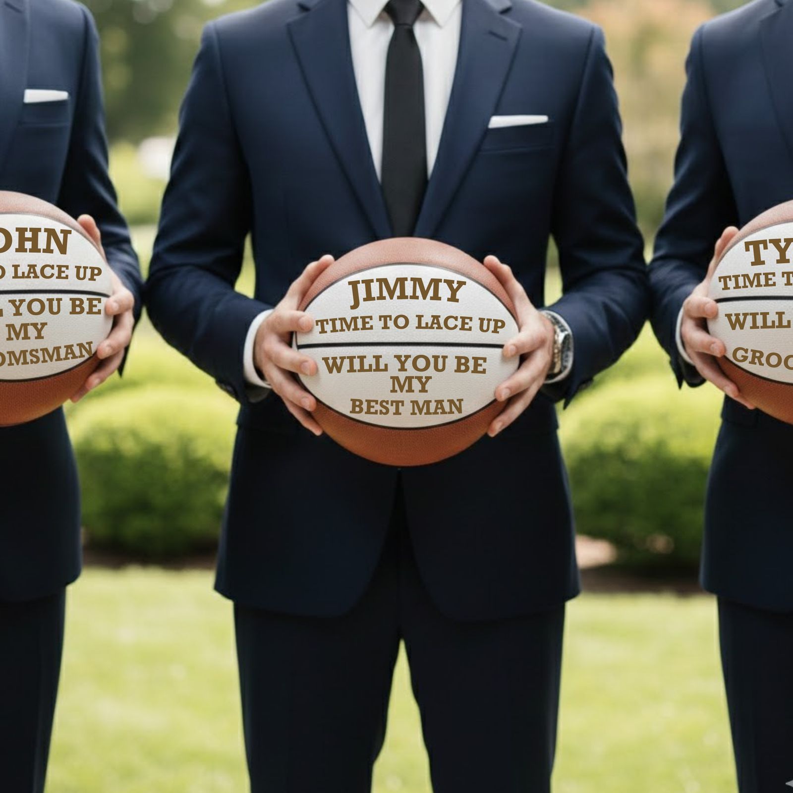 Groomsmen Proposal Basketball