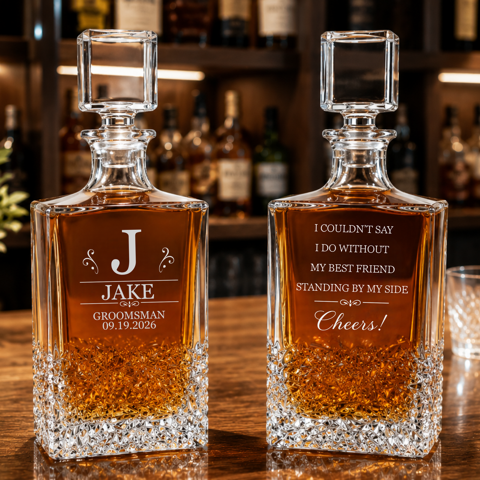 The Cheers to the Crew Decanter