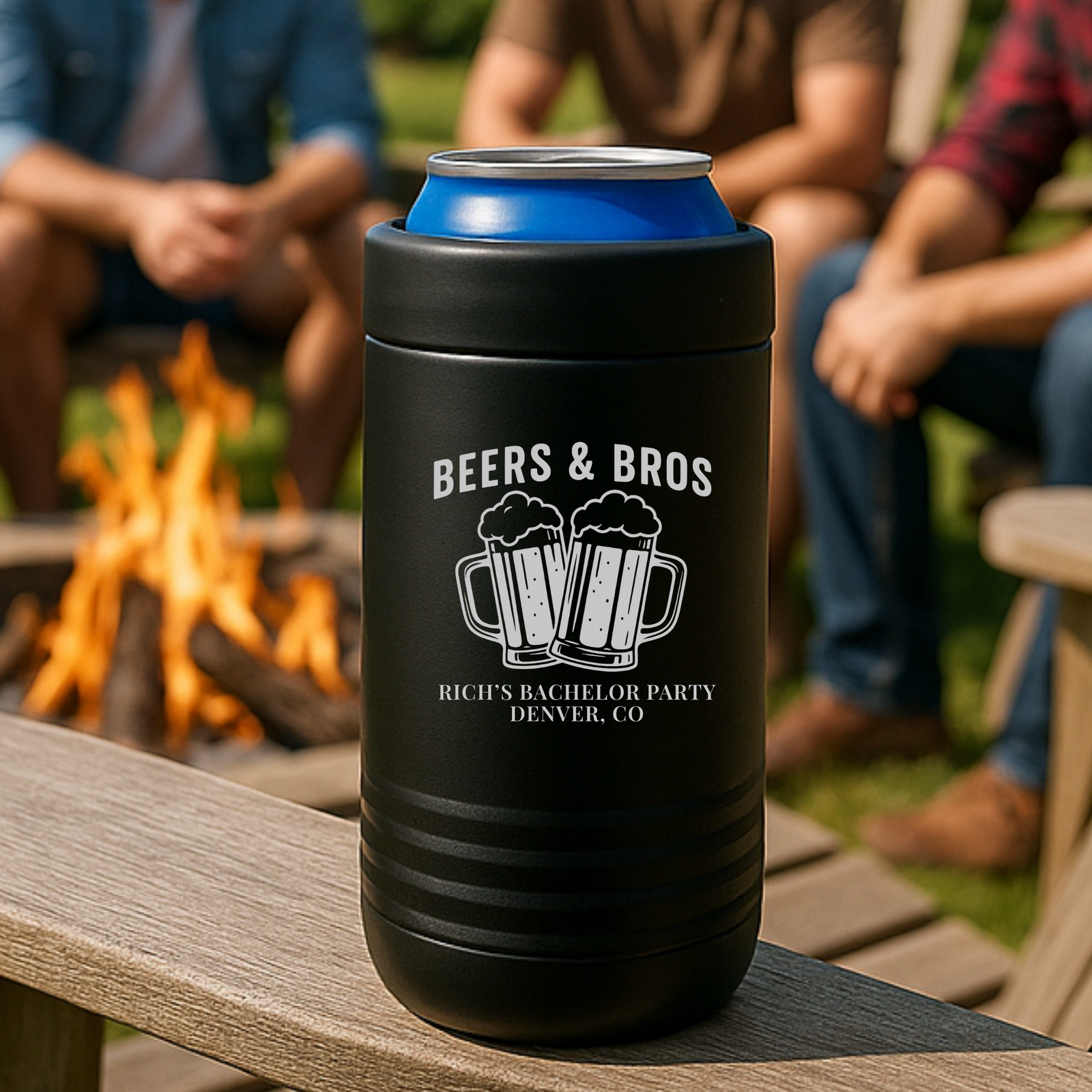 Beers & Bros Bachelor Party Can Cooler