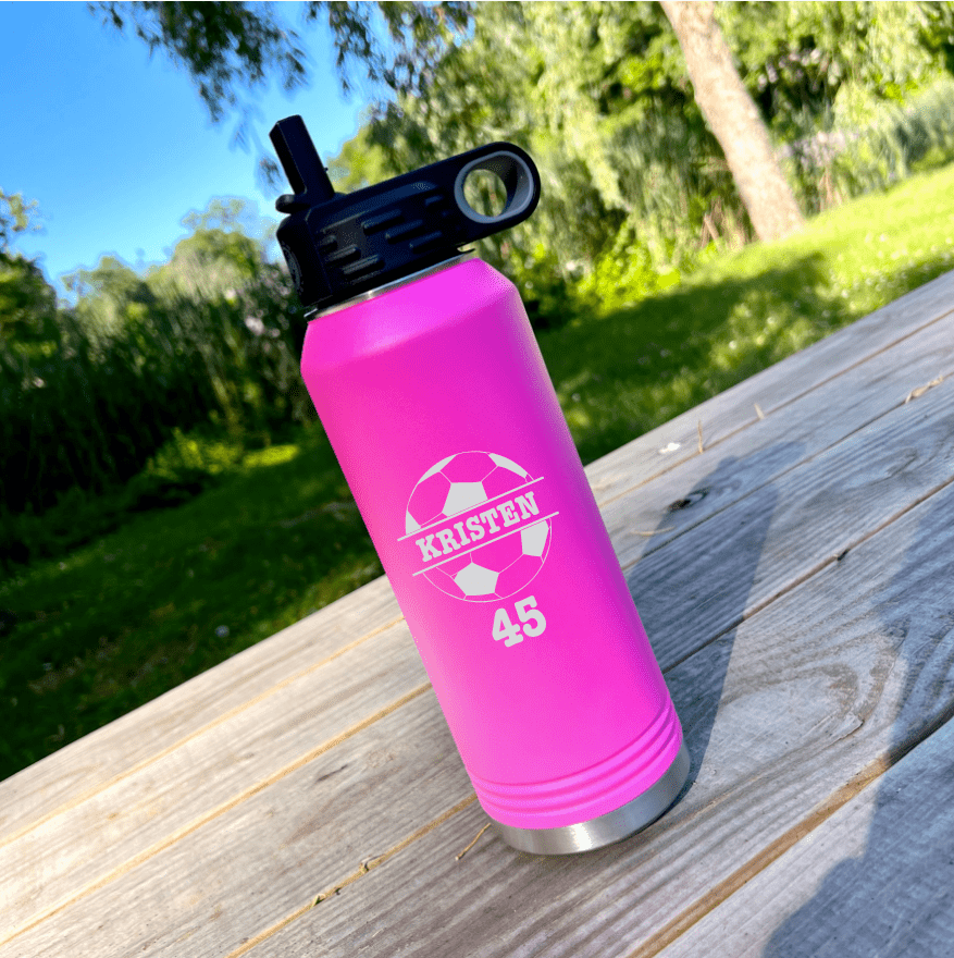 Unique Personalized Soccer Tumbler Customized Tumblers Gifts for Men by Groovy Guy