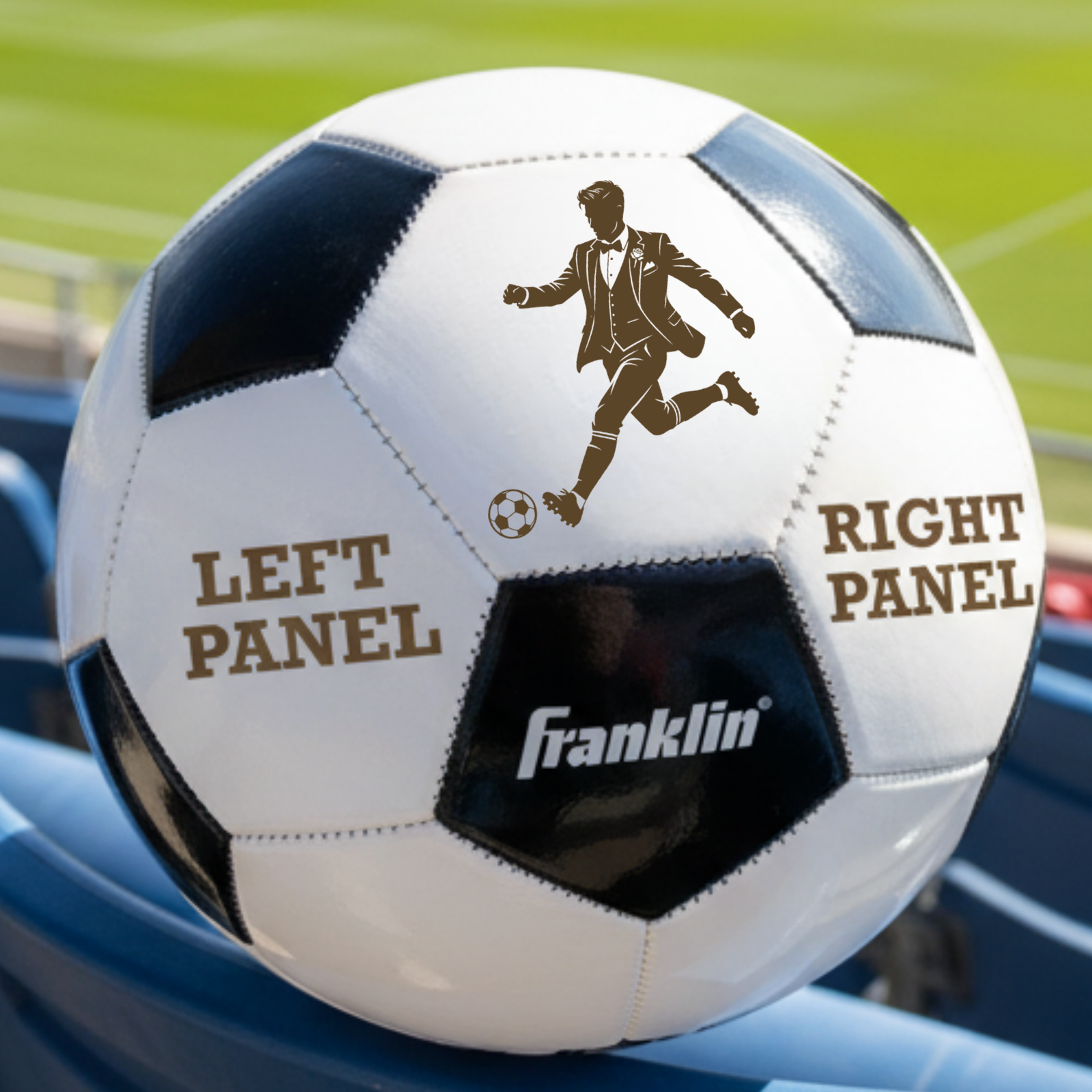 Pitch Day Groomsmen Soccer Ball