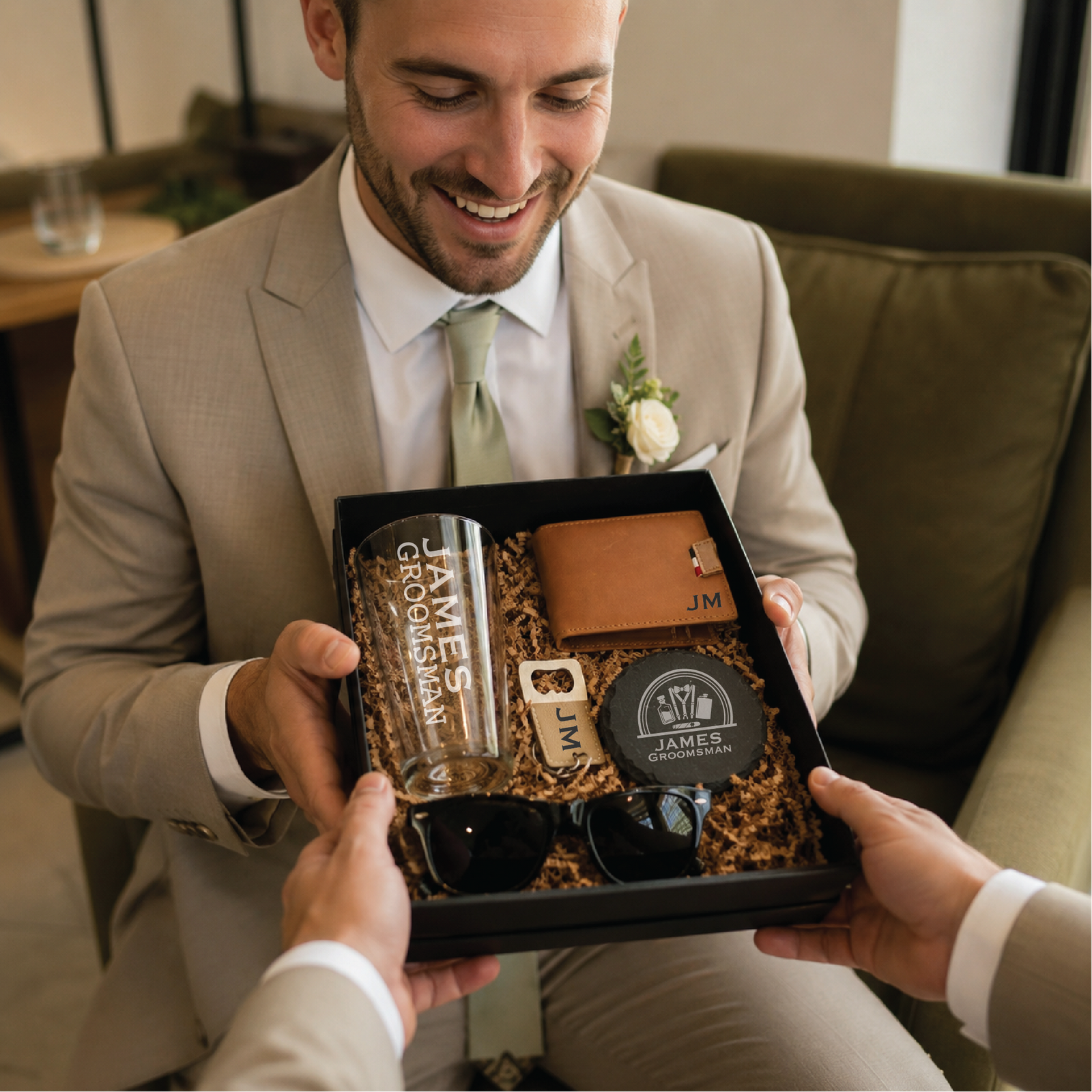 The Right-Hand Man Groomsmen Gift Box