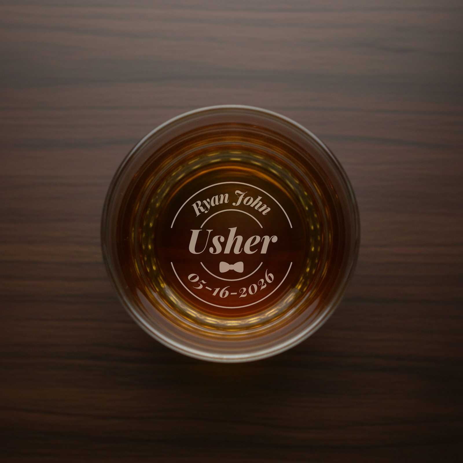 Last Call Groomsmen Whiskey Glass