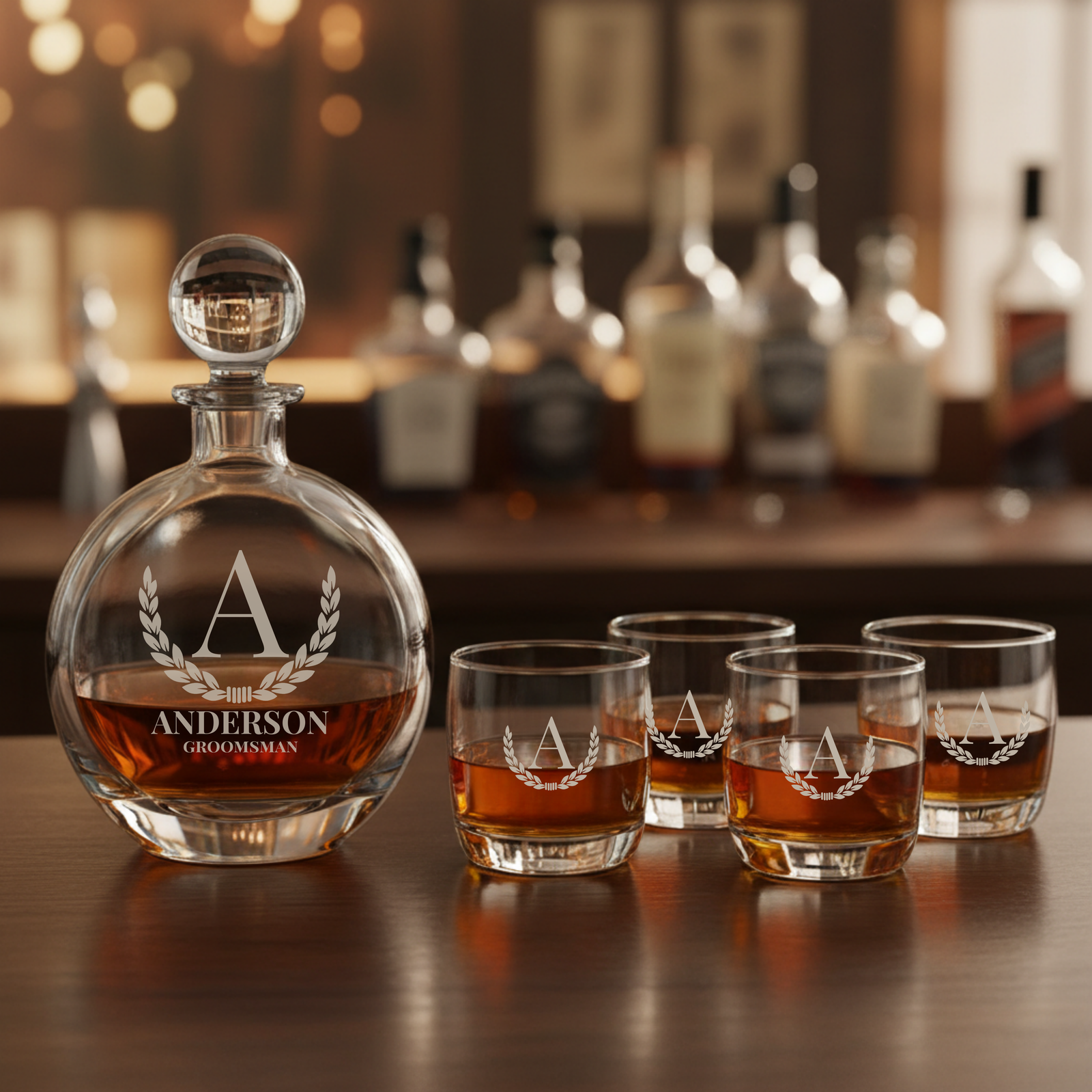 The Wedding Toast Decanter Set