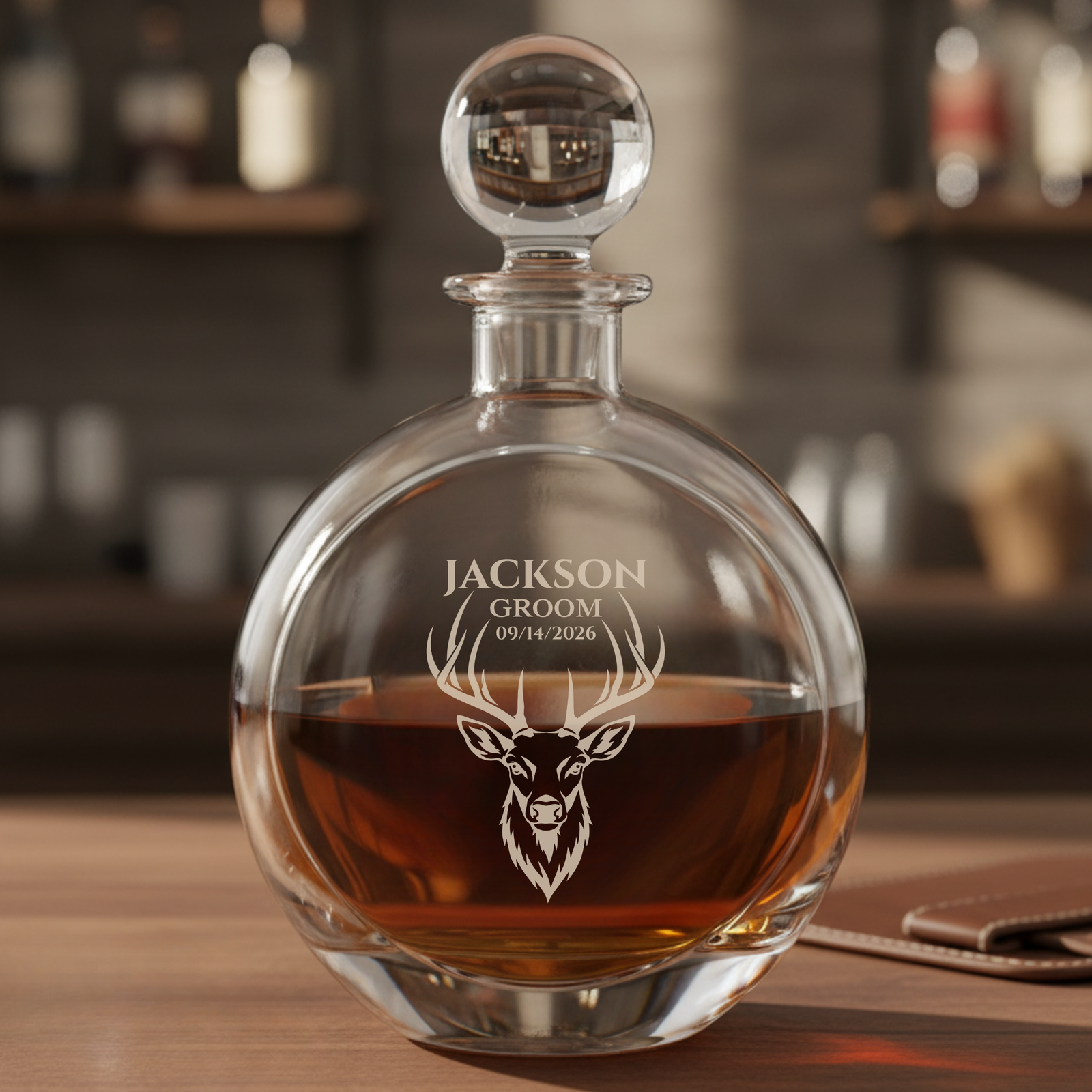 Stag Night Groomsmen Decanter