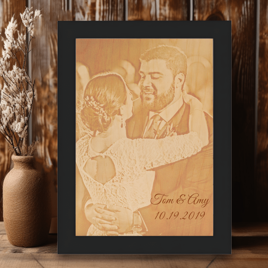 Personalized Memories Etched in Wood for her, Customized Gifts for Women by Groovy Girl Gifts