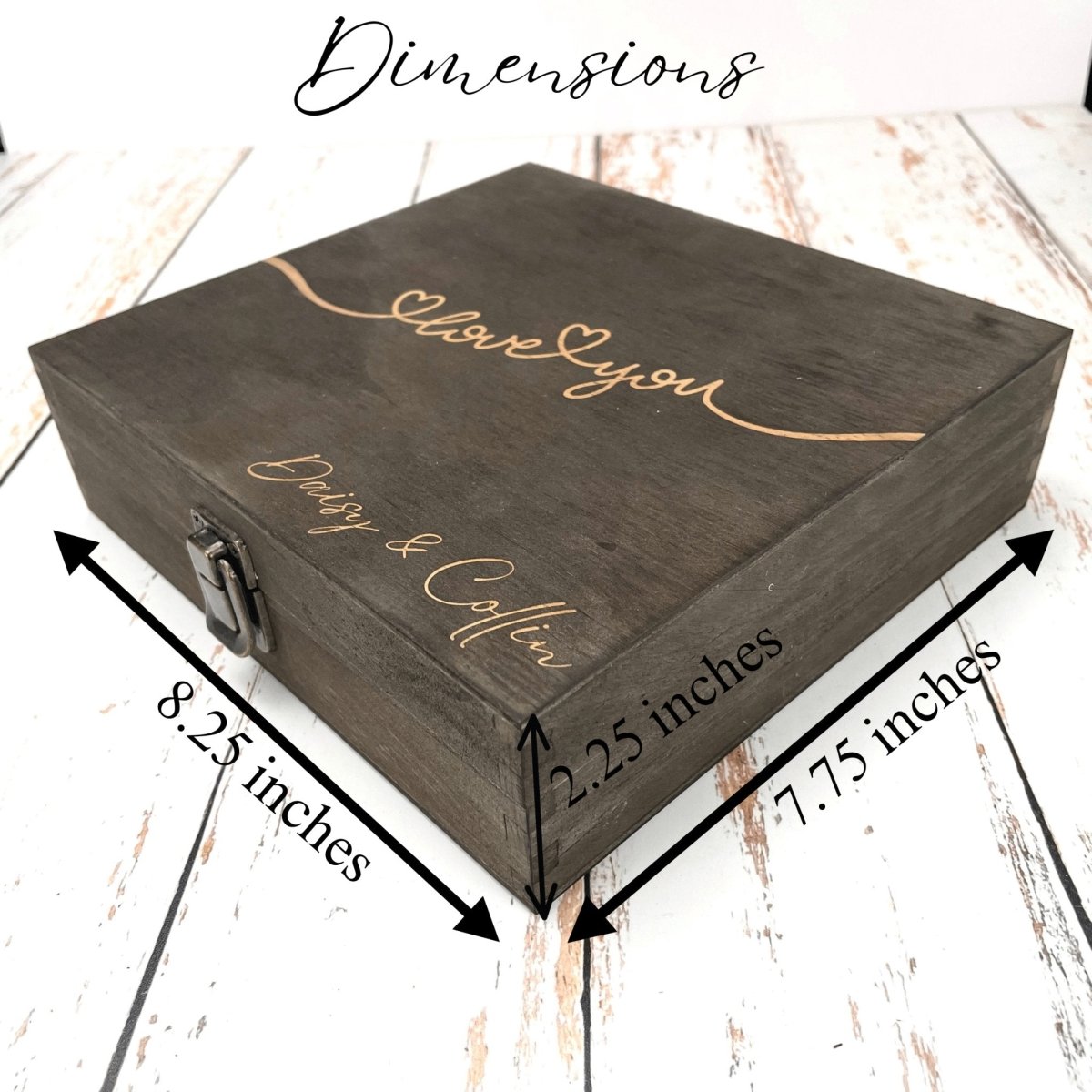 Anniversary Treasures Keepsake Box by Groovy Groomsmen Gifts