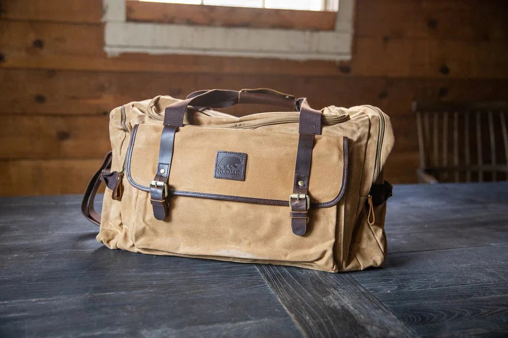 Unique Personalized Carry - on Canvas Duffle Customized Duffle Bag Gifts for Men by Groovy Guy