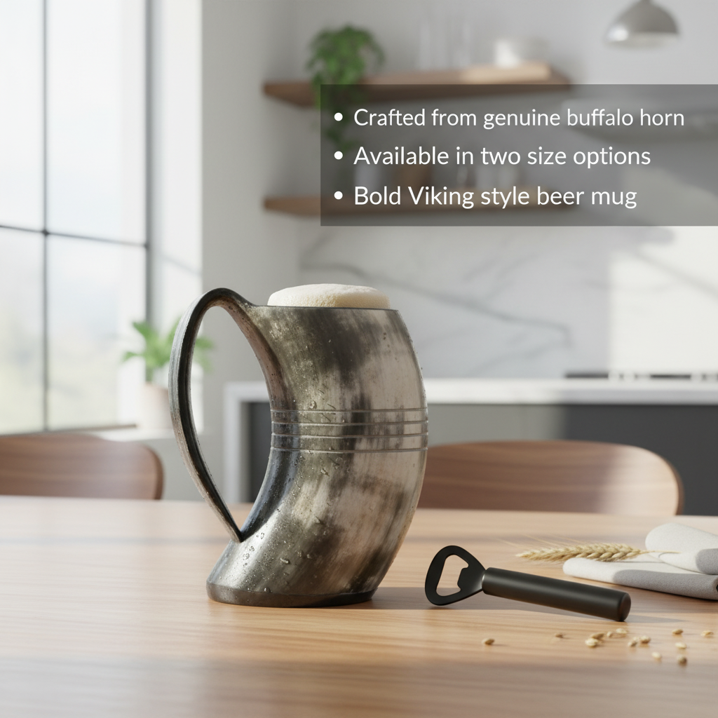 Personalized Viking Horn Mug