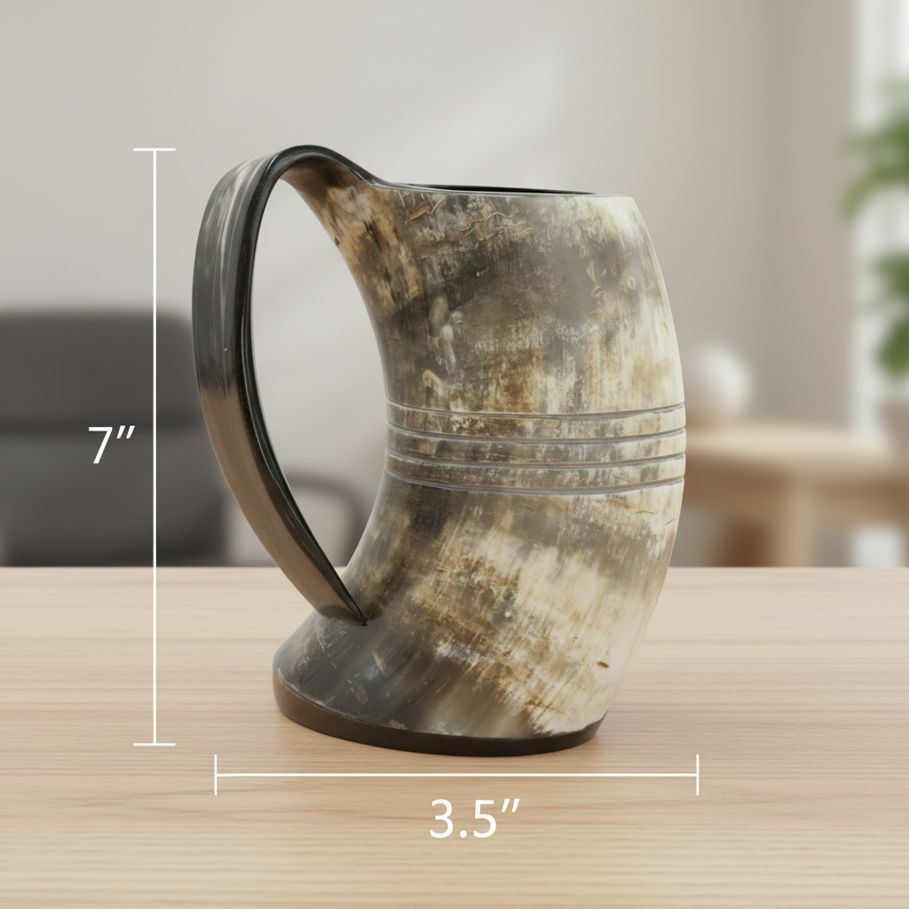 Personalized Viking Horn Mug