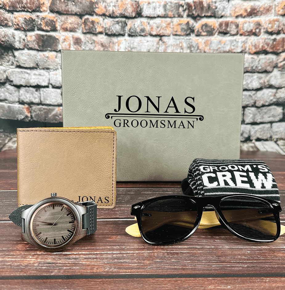 Unique Personalized Young Gunner's Box Set Customized Gifts for Men by Groovy Guy